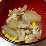 豚肉冬瓜の甘辛煮